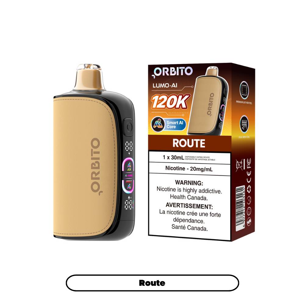 Orbito Lumo AI 120K Disposable Vape_Route